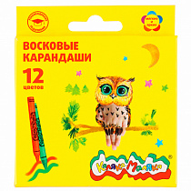 Набор восковых карандашей 12 цветов Каляка-Маляка, D-8мм КВКН12