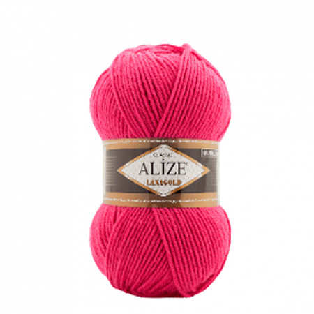 Пряжа для вязания Alize Lanagold 100гр, 240м цв. бугенвилия LG-798