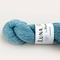 Пряжа для вязания Permin Luna , 50гр, 175м цв. голубой 889000.889027