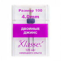 Иглы для швейных машин, ДВОЙНЫЕ ДЖИНС №100, 1 штука A6157/4.0