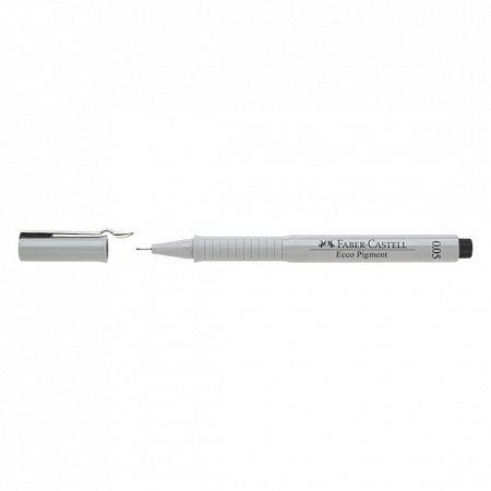 Ручка капиллярная 0,05мм Еcco Pigment Faber-Castell цв.черный 166099