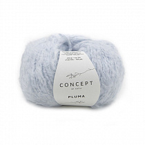 Пряжа для вязания Katia Pluma, 50 г, 150 м цв. голубой 1234.74