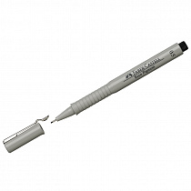 Ручка капиллярная 0,5мм Еcco Pigment Faber-Castell цв.черный 166599