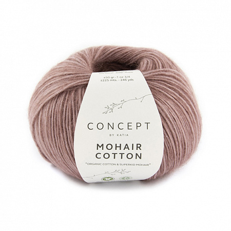 Пряжа для вязания Katia Mohair Cotton, 50 г, 225 м цв. фруктовый мусс1246.75 АКЦИЯ