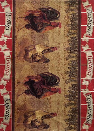 Карта рисовая Craft Premier "Петухи" 28,2х38,4см СР04433