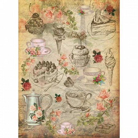 Карта рисовая Craft Premier "Французский десерт" 28,2х38,4см CP05493