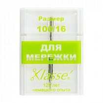 Иглы для швейных машин, ДЛЯ МЕРЕЖКИ №100, 1 штука A6143/100