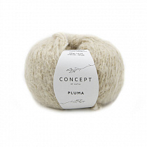 Пряжа для вязания Katia Pluma, 50 г, 150 м  цв. бежевый 1234.71
