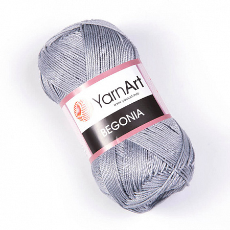 Пряжа для вязания YARNART Begonia 50гр, 169м цв. стальной Beg-5326