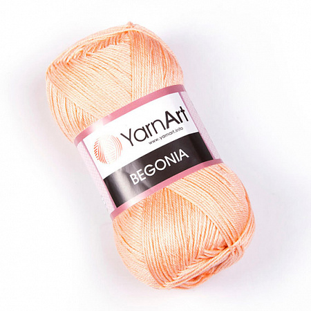 Пряжа для вязания YARNART Begonia 50гр, 169м цв. персиковый Beg-6322