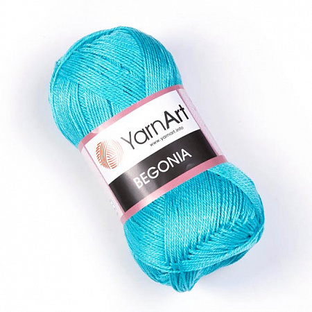 Пряжа для вязания YARNART Begonia 50гр, 169м цв. бирюзовый Beg-08