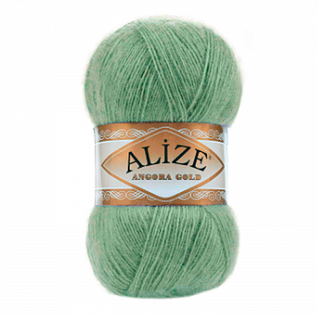 Пряжа для вязания Alize Angora Gold, 100гр, 550м цв. зеленый шалфей AlizeAG-852