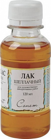 Лак шеллачный осветленный Сонет 120мл 2531520