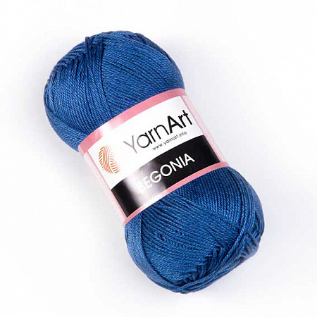 Пряжа для вязания YARNART Begonia 50гр, 169м цв. синий Beg-154