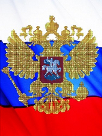 Рисунок на ткани "GLURIYA" 30х40см Герб 77102