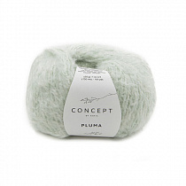 Пряжа для вязания Katia Pluma, 50 г, 150 м цв. светлая мята 1234.75